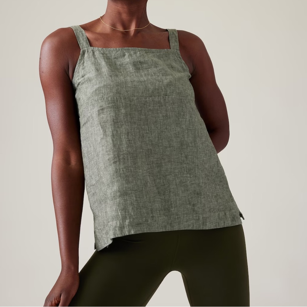 Athleta voyager linen tank LIKE NEW